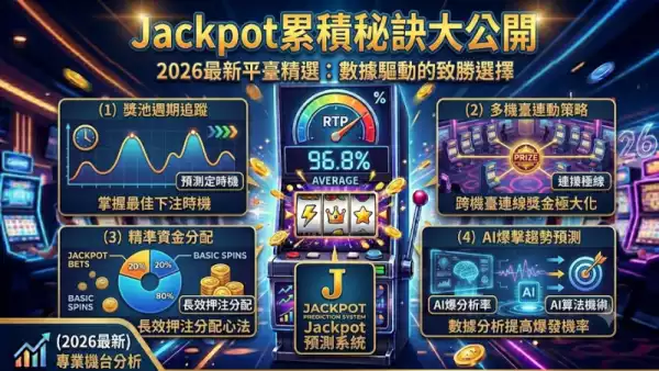 Jackpot累積秘訣大公開!掌握這些技巧讓你的老虎機獎金翻倍