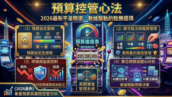預算控管心法:玩角子機不爆倉的關鍵技巧