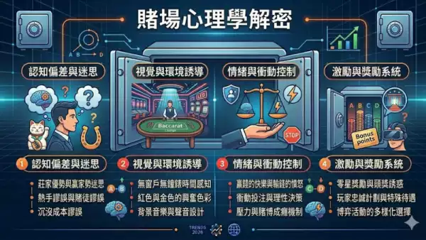 賭場心理學解密:為什麼你總覺得下一把會贏?